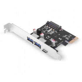 Resim Dark U31p Çift Usb 3 1 Type C Type A Portlu Pcı Express Kart 
