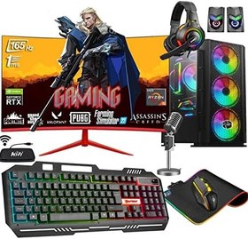 Resim Zeiron Legend X80 Ryzen 5 3600 32GB 512GB M.2 Nvme SSD RTX3050 24 165hz Oyuncu Masaüstü Bilgisayarı 