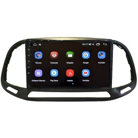 Resim Celali Tuning Fiat Doblo 2015-2023 Android 12 Carplay Navigasyon Multimedya - 4gb Ram 64gb Hdd 