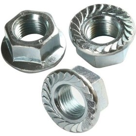 Resim Flanşlı Somun Metrik 12mm 100 Adet Pullu Somun 