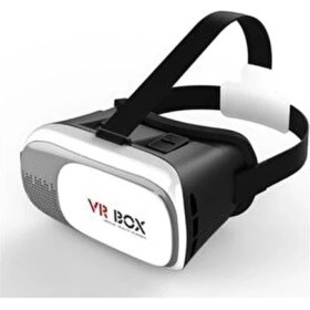 Resim Vrbox Sanal Gerçeklik Gözlüğü Mercek Camlı Universal Uyumlu Beyaz Renkli 