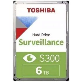 Resim Toshiba 6TB S300 SATA 3.0 5400RPM 256MB 3.5" Dahili Disk HDWT860UZSVA 