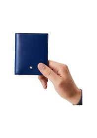 Resim Montblanc Meisterstück Compact Cüzdan 6 Cc 131695 Lacivert 