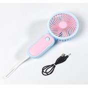 Resim BABUN Sanrio Kuromi Masa Üstü Elde Taşınabilir Yazlık Mini Kuromi Şarjlı Fan Mini Vantilatör Serinletici 