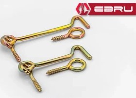 Resim , Kapı Pencere Halkalı Çengel, Kanca Kilit 180 - 5 Adet Diğer 