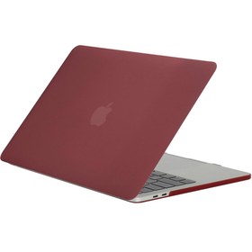 Resim Blogy MacBook Pro 16.2 İnç Crystal Fit Kılıf Wine Red 