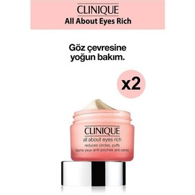 Resim Clinique All About Eyes Rich Göz Çevresi Bakım Kremi 2 x 15 ML 