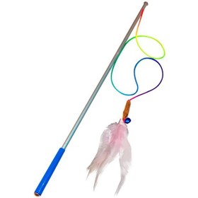 Resim Matatabi Cats Doğal Matatabi Çubuklu Tüylü Çıngıraklı Kedi Oltası 50 CM 