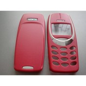 Resim nostaljikcep Nokia 3310 Kapak Takımı Kırmızı 