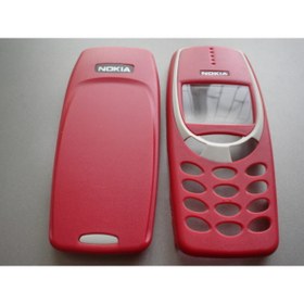 Resim nostaljikcep Nokia 3310 Kapak Takımı Kırmızı 