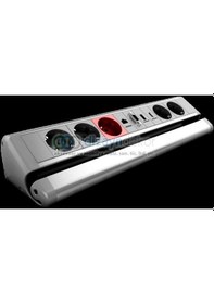 Resim Alüminyum Set Üstü Full Data Priz Sistemi 10.1400/12 