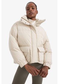 Resim Defacto Su Geçirmez Oversize Fit Çıtçıtlı Şişme Bej Kadın Mont E9266ax/bg779 Bej 