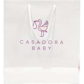 Resim Casadora Baby Logolu Karton Küçük Boy Çanta 