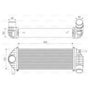 Resim TURBO RADYATORU KANGOO III 1.5DCI K9K VALEO 818584 OEM Valeo