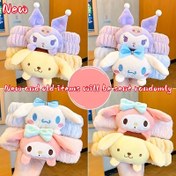 Resim 1 adet Popüler Karikatür Karakter Basılı Başlık Bandı, for KUROMI, ALOIE, for Cinnamoroll, for Pompompurin ve Diğer Karikatür Karakterleri İçin, Yüz Temizliği İçin Mükemmel, Sadece Sevimli Olmakla Kalmaz, Pratik Saç Aksesuarları da Olur, Günlük Cilt Bakımı Sürecine Şarj Ekler. Sanrio Hayranları İçin Gereken, Günlük Kullanım İçin Hem Pratik Hem de Moda Saç Aksesuarları. 