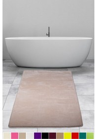 Resim Bonny Home Elite Vizon 80x150 Cm Peluş Banyo Paspası Kaymaz Taban Vizon 