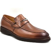 Resim Fosco 2893 İçi Dışı Hakik Deri Eva Hafif Taban Erkek Ayakkabı Taba Taba 