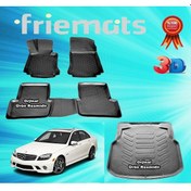 Resim Mercedes W204 3D Havuzlu Paspas+Bagaj Havuz P.S 07-2014 Arası N11.32473 