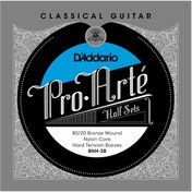 Resim D'Addario BNH-3B Pro-Arte 80/20 Bronze on Nylon Core Hard Tension Klasik Gitar Teli 