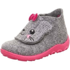 Resim Superfit Happy Octi Çocuk Keçe Panduf Gri Sim 