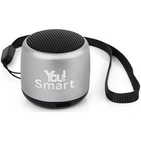 Resim You Watch You Smart YS101 Mini Gri Bluetooth Hoparlör Ses Bombası 