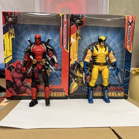 Resim Marvel Deadpool Wolverine Aksiyon Figürü Sergi Modeli - Partiler İçin Uygun, Ev Dekorasyonu İdeal Hediye 