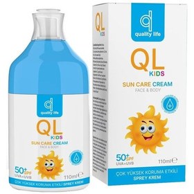 Resim Life Ql Kids Bebek Güneş Kremi 50+ Faktör Spf 110 Ml Çok Yüksek Koruma Çocuk Güneş Kremi 