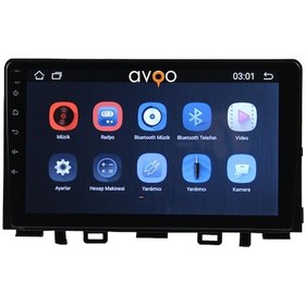 Resim Kia Rio - Stonic New 2017-2022 9 inç 6-64 GB Android Carplay Multimedya 