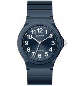 Resim Captiva 30 Mt Suya Dayanıklı Analog Silikon Kordonlu Çoçuk Kol Saati Cp.yn.25.21 Lacivert 
