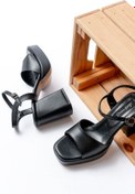 Resim DURUNUN BUTİĞİ Welly Siyah ( 9 Cm Platform Topuklu ) Günlük Ayakkabı 