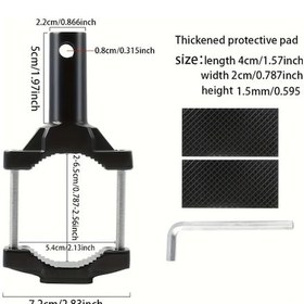 Resim Hightower 1 Adet Siyah Alaşımlı Dayanıklı Motosiklet Şok Emici Uzatma Braketi, Evrensel Uyumlu 