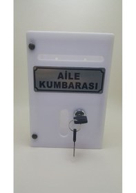 Resim Küçük Boy Pleksi Aile Kumbarası N11.179 