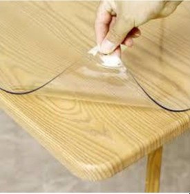 Resim Şeffaf Masa Örtüsü 1,7 Mm 80 Cm X 160 Cm Kalın Pvc Kaymaz Masa Ör (536995333) 