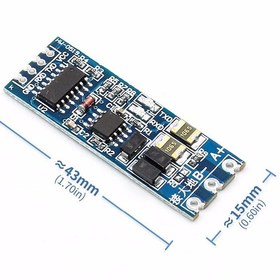 Resim UART TTL to RS485 Modül Otomatik Yön Kontrol AFC Endüstriyel Tip Com Seri Port Sinyal Çevirici 