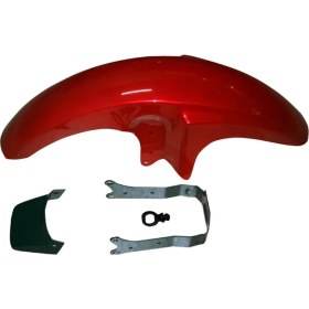 Resim Deltaforce Salcano Tiger 100 Sport Kırmızı Ön Çamurluk 