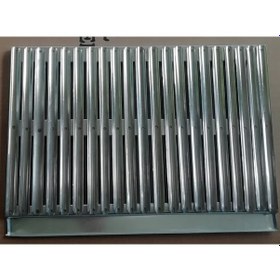 Resim 47X30 Cm Krom Çelik Oluklu Izgara - 1Mm Kalınlığında Özel Yapıım 