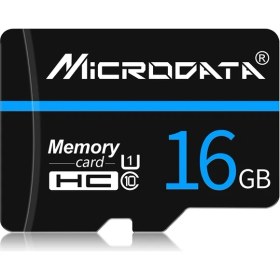 Resim Microdata 16GB U1 Mavi Hat ve Siyah Tf (Mikro Sd) Hafıza Kartı (Yurt Dışından) 