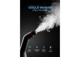 Resim Pirantech CB-103A 2000W Güçlü Buharlı Temizlik Makinesi Aksesuarlarla Ev Tipi Hijyenik Temizlik 