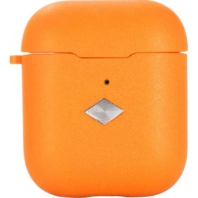 Resim MobaxAksesuar Apple Airpods 1. / 2. Nesil Kılıf Silikon Koruma Kılıf 19 Turuncu 