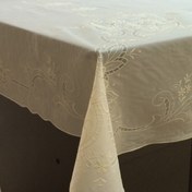 Resim Taner Pvc 132x178 cm Masa Örtüsü Beyaz 