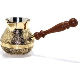 Resim Pirinç Cezve 4'' İnç Model 2 