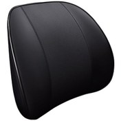 Resim Siyah Otomobil Bel Yastığı - Hafıza Yumuşak Yatak, Dört Mevsim Kullanıma Uygun, Konforlu Seyahat Destekcisi 