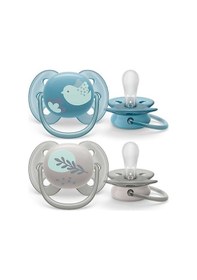 Resim Philips Avent Ultra Soft Emzik 2'li 6-18+ Ay Erkek Scf091/15 