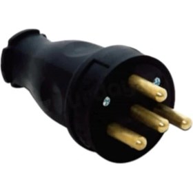 Resim Motto Ticaret Kauçuk Erkek Trifaze Fiş 3X25A 380V 