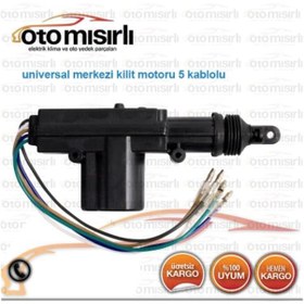 Resim Merkezi Kilit Motoru Universal 5 Kablolu 12V 