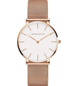 Resim Vkemall Bayanlar İçin Japon Çalışma Mekaniği, Su Geçirmez, Gümüş Ayna, Pembe Altın Zincirli Minimalist Saat - Cb36-wff Çok Renkli 