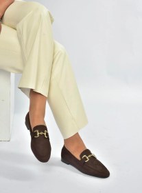 Resim V780161202 Kahverengi Süet Günlük Kadın Ayakkabı Kahverengi-süet 