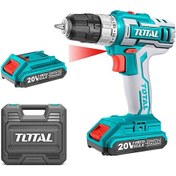 Resim Total Li-ion Çift Akülü Vidalama Matkap 20V Lithium- lon 