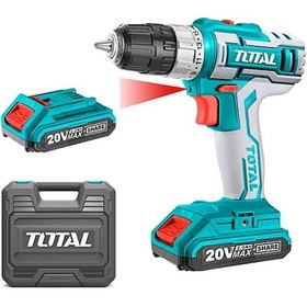 Resim Total Li-ion Çift Akülü Vidalama Matkap 20V Lithium- lon 