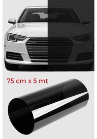 Resim Cam Filmi Siyah Amerikan Çizilmez Koyu ton 75 cm x 5 metre 